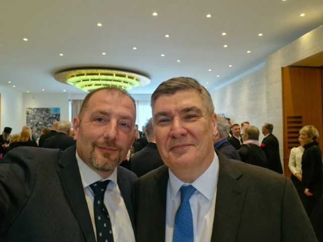 Paus na svečanoj inauguraciji predsjednika Zorana Milanovića